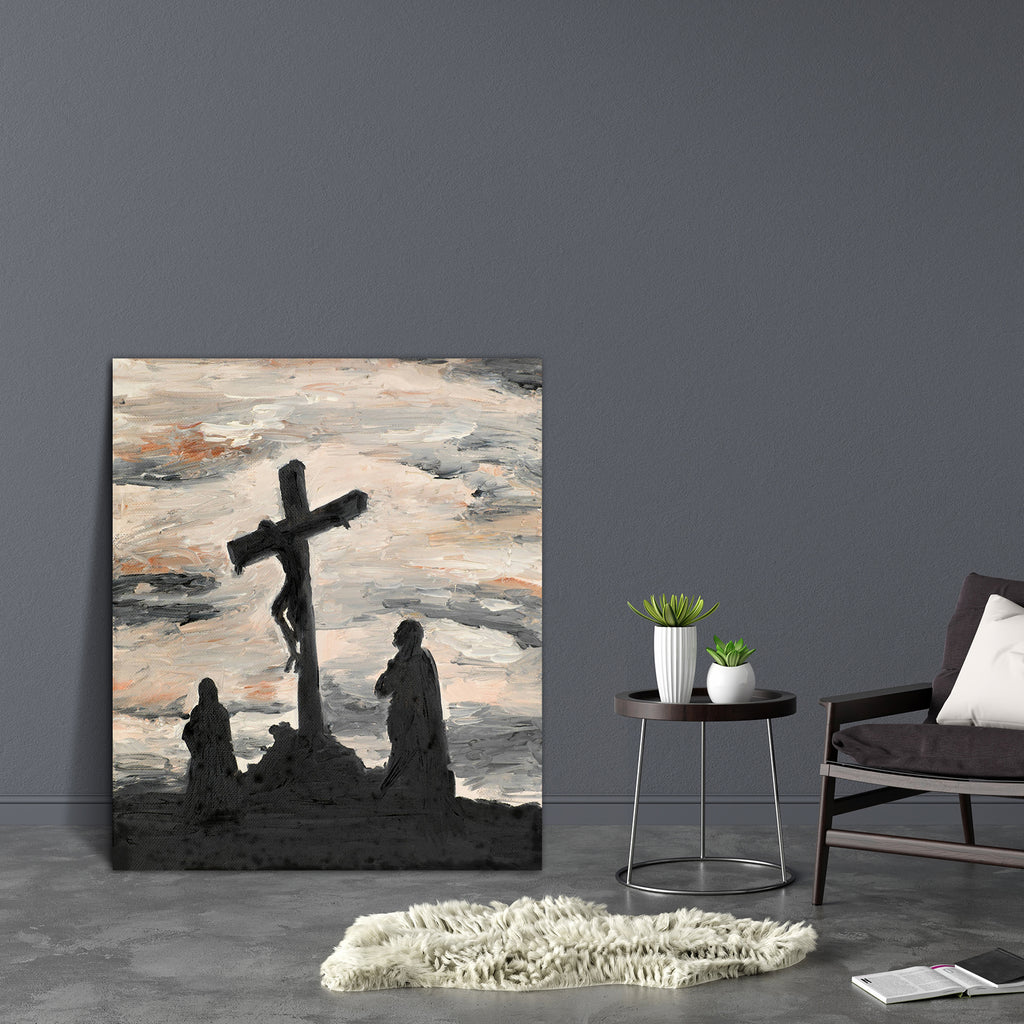 Jesus Crucified Canvas Painting Synthetic Frame-Paintings MDF Framing-AFF_FR-IC 5002839 IC 5002839, Art and Paintings, Christianity, Cross, Culture, Decorative, Ethnic, Icons, Illustrations, Jesus, Love, Paintings, Religion, Religious, Romance, Signs, Signs and Symbols, Spiritual, Symbols, Traditional, Tribal, World Culture, crucified, canvas, painting, synthetic, frame, art, artistic, bless, christ, creative, crucifix, crucifixion, death, design, divine, doodle, dramatic, faith, fine, god, golgotha, holy, 
