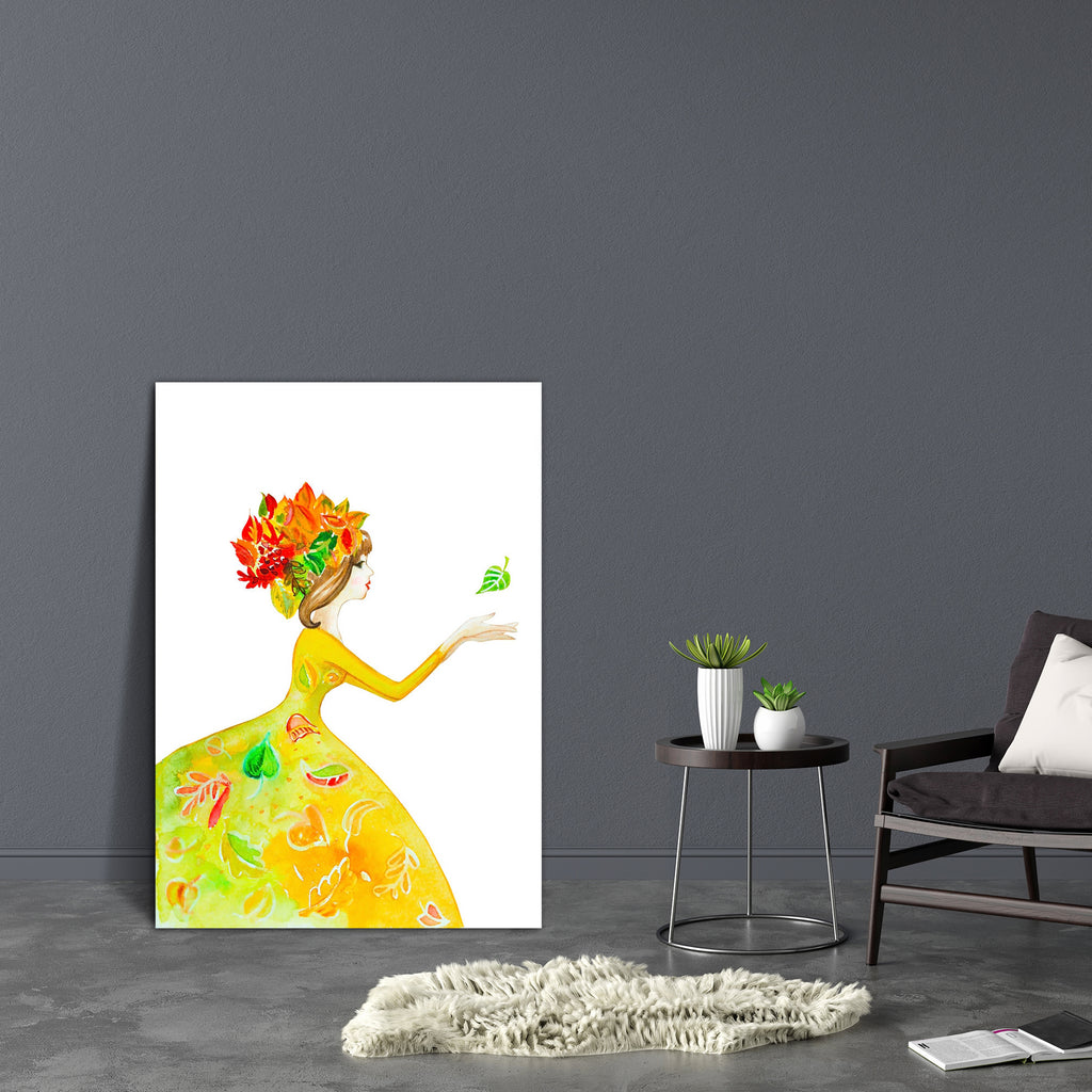 Girl Floral Watercolor D2 Canvas Painting Synthetic Frame-Paintings MDF Framing-AFF_FR-IC 5002850 IC 5002850, Abstract Expressionism, Abstracts, Art and Paintings, Botanical, Decorative, Drawing, Fantasy, Fashion, Floral, Flowers, Illustrations, Individuals, Modern Art, Nature, Paintings, Portraits, Retro, Scenic, Semi Abstract, Signs, Signs and Symbols, Watercolour, girl, watercolor, d2, canvas, painting, synthetic, frame, abstract, art, artist, autumn, background, beautiful, beauty, colorful, creative, cu