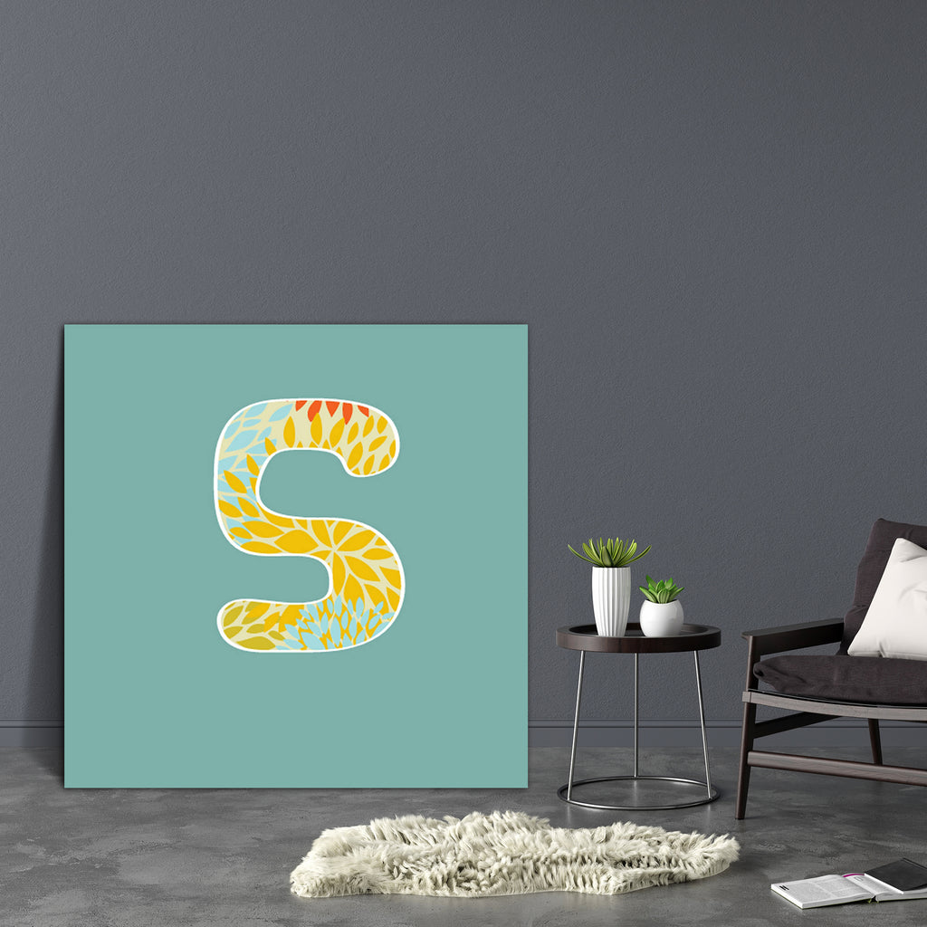 Floral Letter S Canvas Painting Synthetic Frame-Paintings MDF Framing-AFF_FR-IC 5002864 IC 5002864, Abstract Expressionism, Abstracts, Alphabets, Ancient, Art and Paintings, Botanical, Calligraphy, Digital, Digital Art, Drawing, Floral, Flowers, Graphic, Historical, Illustrations, Medieval, Modern Art, Nature, Paintings, Realism, Retro, Semi Abstract, Signs, Signs and Symbols, Sketches, Splatter, Surrealism, Text, Vintage, letter, s, canvas, painting, synthetic, frame, abc, abstract, alphabet, alphabetical,