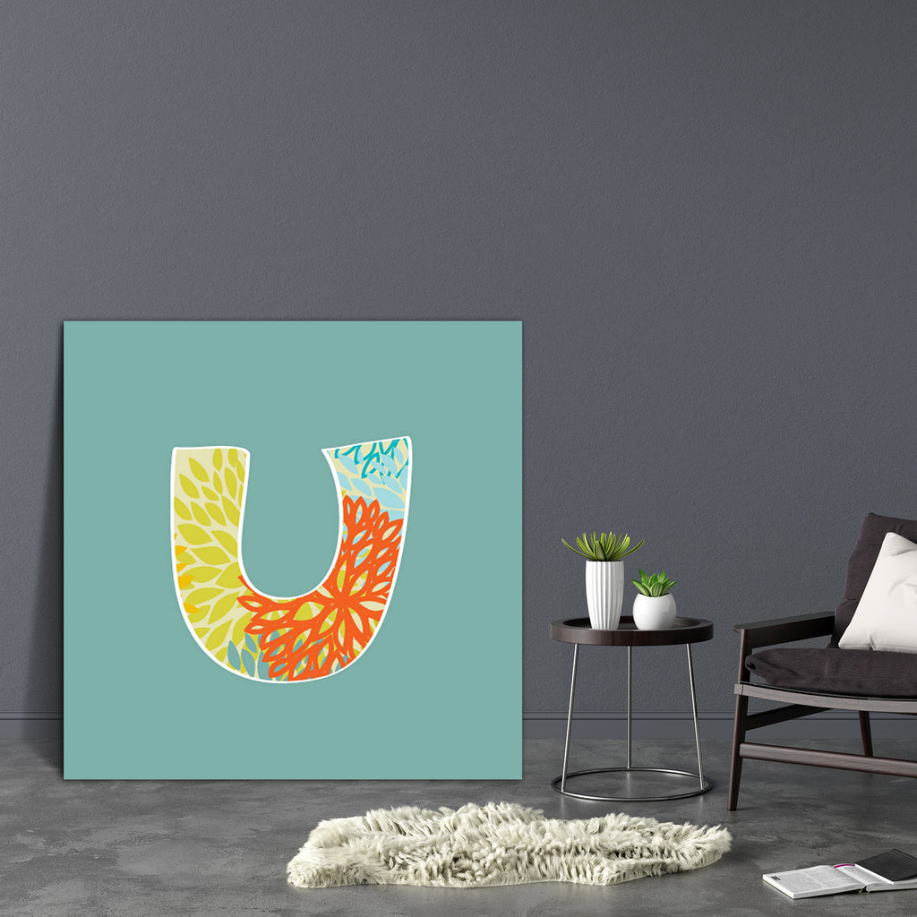 Floral Letter U Canvas Painting Synthetic Frame-Paintings MDF Framing-AFF_FR-IC 5002867 IC 5002867, Abstract Expressionism, Abstracts, Alphabets, Ancient, Art and Paintings, Botanical, Calligraphy, Digital, Digital Art, Drawing, Floral, Flowers, Graphic, Historical, Illustrations, Medieval, Modern Art, Nature, Paintings, Realism, Retro, Semi Abstract, Signs, Signs and Symbols, Sketches, Splatter, Surrealism, Text, Vintage, letter, u, canvas, painting, synthetic, frame, abc, abstract, alphabet, alphabetical,
