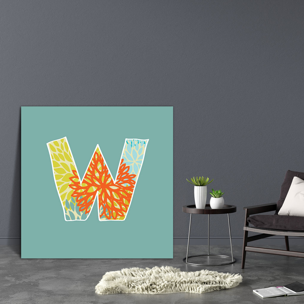 Floral Letter W Canvas Painting Synthetic Frame-Paintings MDF Framing-AFF_FR-IC 5002868 IC 5002868, Abstract Expressionism, Abstracts, Alphabets, Ancient, Art and Paintings, Botanical, Calligraphy, Digital, Digital Art, Drawing, Floral, Flowers, Graphic, Historical, Illustrations, Medieval, Modern Art, Nature, Paintings, Realism, Retro, Semi Abstract, Signs, Signs and Symbols, Sketches, Splatter, Surrealism, Text, Vintage, letter, w, canvas, painting, synthetic, frame, abc, abstract, alphabet, alphabetical,