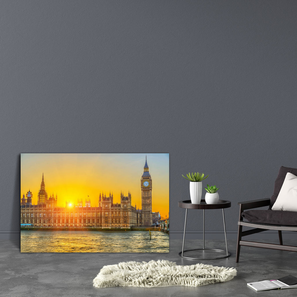 Houses Of Parliament At Sunset, London, England Canvas Painting Synthetic Frame-Paintings MDF Framing-AFF_FR-IC 5002874 IC 5002874, Ancient, Architecture, Automobiles, Cities, City Views, Culture, Ethnic, Historical, Landmarks, Medieval, Places, Sunsets, Traditional, Transportation, Travel, Tribal, Urban, Vehicles, Vintage, World Culture, houses, of, parliament, at, sunset, london, england, canvas, painting, synthetic, frame, westminster, thames, attraction, ben, big, britain, british, building, capital, ci