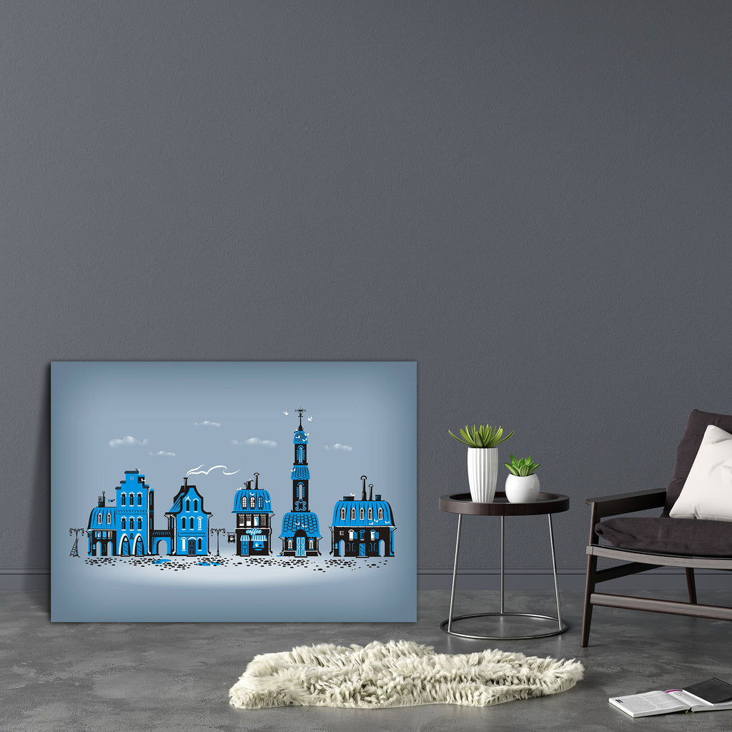 Old City Canvas Painting Synthetic Frame-Paintings MDF Framing-AFF_FR-IC 5002896 IC 5002896, Abstract Expressionism, Abstracts, Ancient, Animated Cartoons, Architecture, Art and Paintings, Automobiles, Black, Black and White, Caricature, Cartoons, Cities, City Views, Damask, Decorative, Digital, Digital Art, Fashion, Graphic, Hand Drawn, Historical, Icons, Illustrations, Italian, Landscapes, Medieval, Retro, Scandinavian, Scenic, Semi Abstract, Signs, Signs and Symbols, Sketches, Transportation, Travel, Urb
