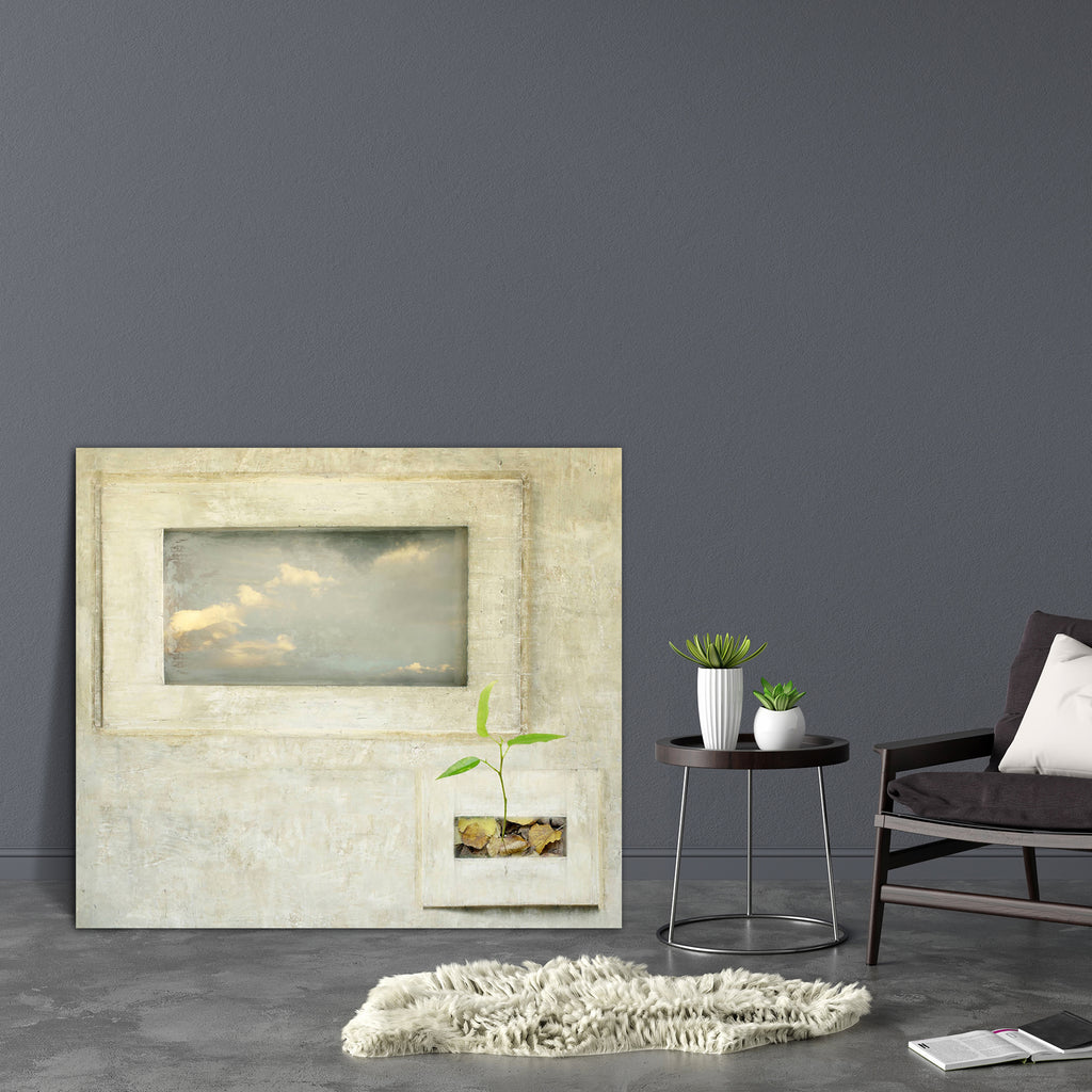 Surreal Window With Sky & Leaves Canvas Painting Synthetic Frame-Paintings MDF Framing-AFF_FR-IC 5002898 IC 5002898, Art and Paintings, Collages, Conceptual, Decorative, Fantasy, Nature, Realism, Scenic, Seasons, Surrealism, surreal, window, with, sky, leaves, canvas, painting, synthetic, frame, art, artistic, background, close, up, cloud, collage, composition, concept, creativity, decoration, detail, eco, ecologic, framed, horizontal, illustrative, imagination, imagine, interior, mind, opened, philosophy, 