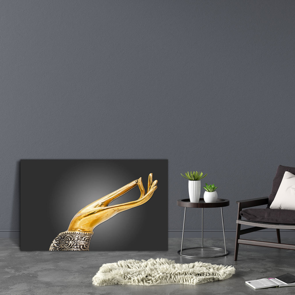 Golden Buddha Hand Canvas Painting Synthetic Frame-Paintings MDF Framing-AFF_FR-IC 5002903 IC 5002903, Ancient, Architecture, Art and Paintings, Asian, Automobiles, Black and White, Buddhism, Chinese, Culture, Decorative, Ethnic, God Buddha, Historical, Medieval, Religion, Religious, Spiritual, Traditional, Transportation, Travel, Tribal, Vehicles, Vintage, White, World Culture, golden, buddha, hand, canvas, painting, synthetic, frame, antique, art, asia, background, buddhist, china, closeup, color, decorat