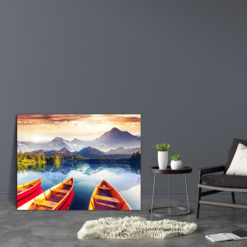 Fantastic Sunny Day Canvas Painting Synthetic Frame-Paintings MDF Framing-AFF_FR-IC 5002910 IC 5002910, Automobiles, Boats, Holidays, Landscapes, Mountains, Nature, Nautical, Scenic, Seasons, Sunrises, Sunsets, Transportation, Travel, Vehicles, Wooden, fantastic, sunny, day, canvas, painting, synthetic, frame, adventure, alp, autumn, background, bay, beautiful, boat, climbing, cloud, coast, color, ecology, europe, fishing, forest, green, holiday, idyllic, journey, lake, land, landscape, mountain, outdoor, p