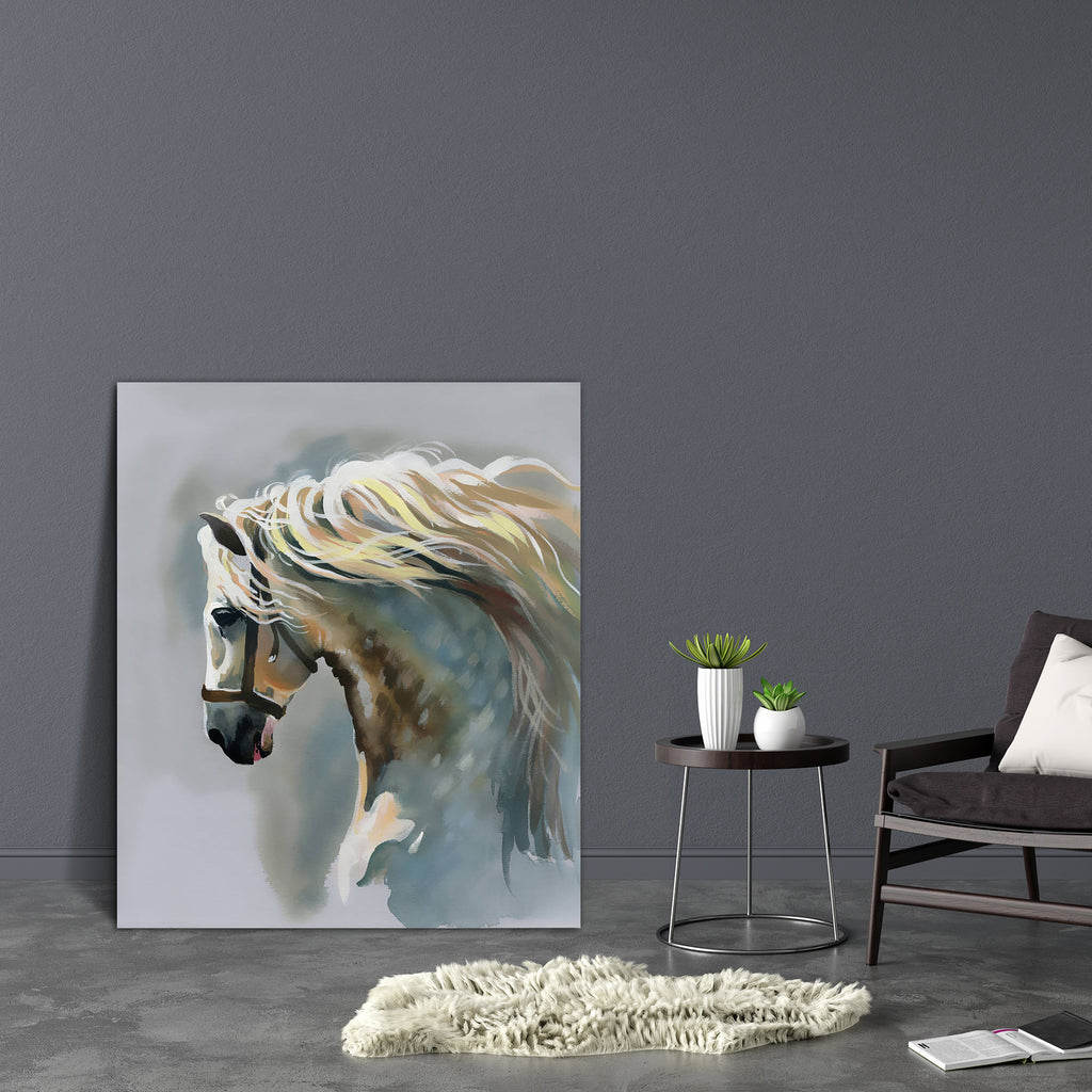 White Horse D4 Canvas Painting Synthetic Frame-Paintings MDF Framing-AFF_FR-IC 5002917 IC 5002917, Black and White, Nature, Scenic, White, horse, d4, canvas, painting, synthetic, frame, horses, bay, blue, canter, chestnut, draft, emotions, equestrian, equine, farm, fast, field, force, forest, forward, free, freedom, gallop, group, herd, hoofed, isolated, look, mane, mare, motion, moving, power, run, sky, snow, snowdrift, speed, stallion, strong, tale, wild, winter, wonderland, young, artzfolio, wall decor f