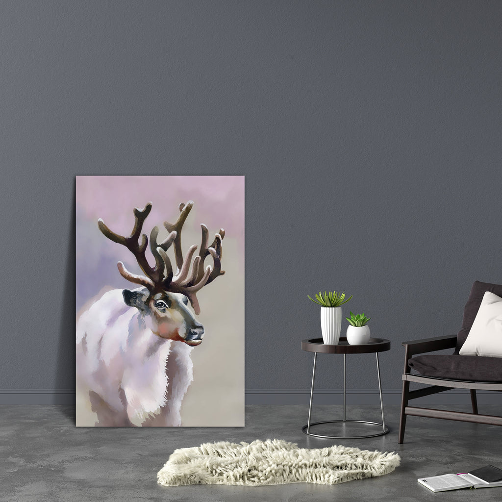 Moose In Winter Forest Canvas Painting Synthetic Frame-Paintings MDF Framing-AFF_FR-IC 5002918 IC 5002918, Animals, Art and Paintings, Black and White, Christianity, Drawing, Illustrations, Nature, Paintings, Scandinavian, Scenic, Signs, Signs and Symbols, Watercolour, White, Wildlife, moose, in, winter, forest, canvas, painting, synthetic, frame, animal, antlers, arctic, background, canada, caribou, christmas, cold, deer, design, drawn, elk, hand, painted, herd, hunt, illustration, lapland, mammal, natural