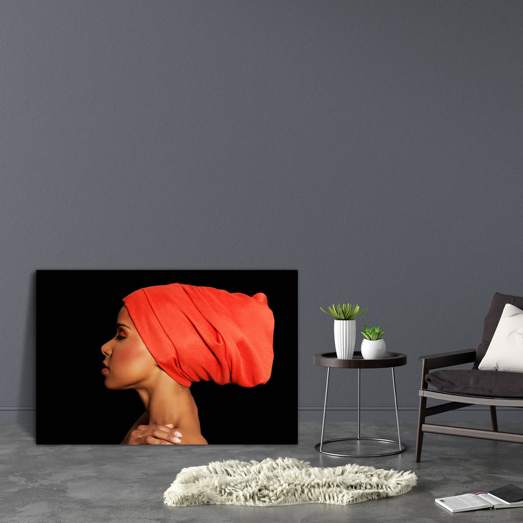 Woman Profile In Turban Canvas Painting Synthetic Frame-Paintings MDF Framing-AFF_FR-IC 5002919 IC 5002919, Adult, African, American, Art and Paintings, Cities, City Views, Culture, Digital, Digital Art, Ethnic, Fashion, Graphic, Individuals, People, Portraits, Signs, Signs and Symbols, Traditional, Tribal, Urban, World Culture, woman, profile, in, turban, canvas, painting, synthetic, frame, art, attractive, beautiful, beauty, body, clip, closed, color, colors, design, desire, elegance, ethnicity, eye, face