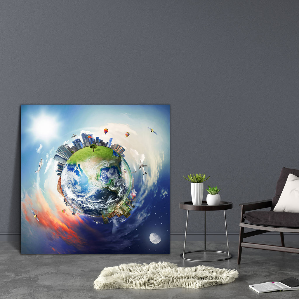 Modern World With Skyscraper Canvas Painting Synthetic Frame-Paintings MDF Framing-AFF_FR-IC 5002942 IC 5002942, Automobiles, Business, Cities, City Views, God Ram, Hinduism, Modern Art, Nature, Panorama, Scenic, Space, Sports, Sunrises, Sunsets, Transportation, Travel, Vehicles, modern, world, with, skyscraper, canvas, painting, synthetic, frame, earth, globe, environment, ecological, save, the, day, ecology, pollution, eco, geography, earthworm, air, airplane, balloon, beach, city, cloud, cloudy, cruise, 