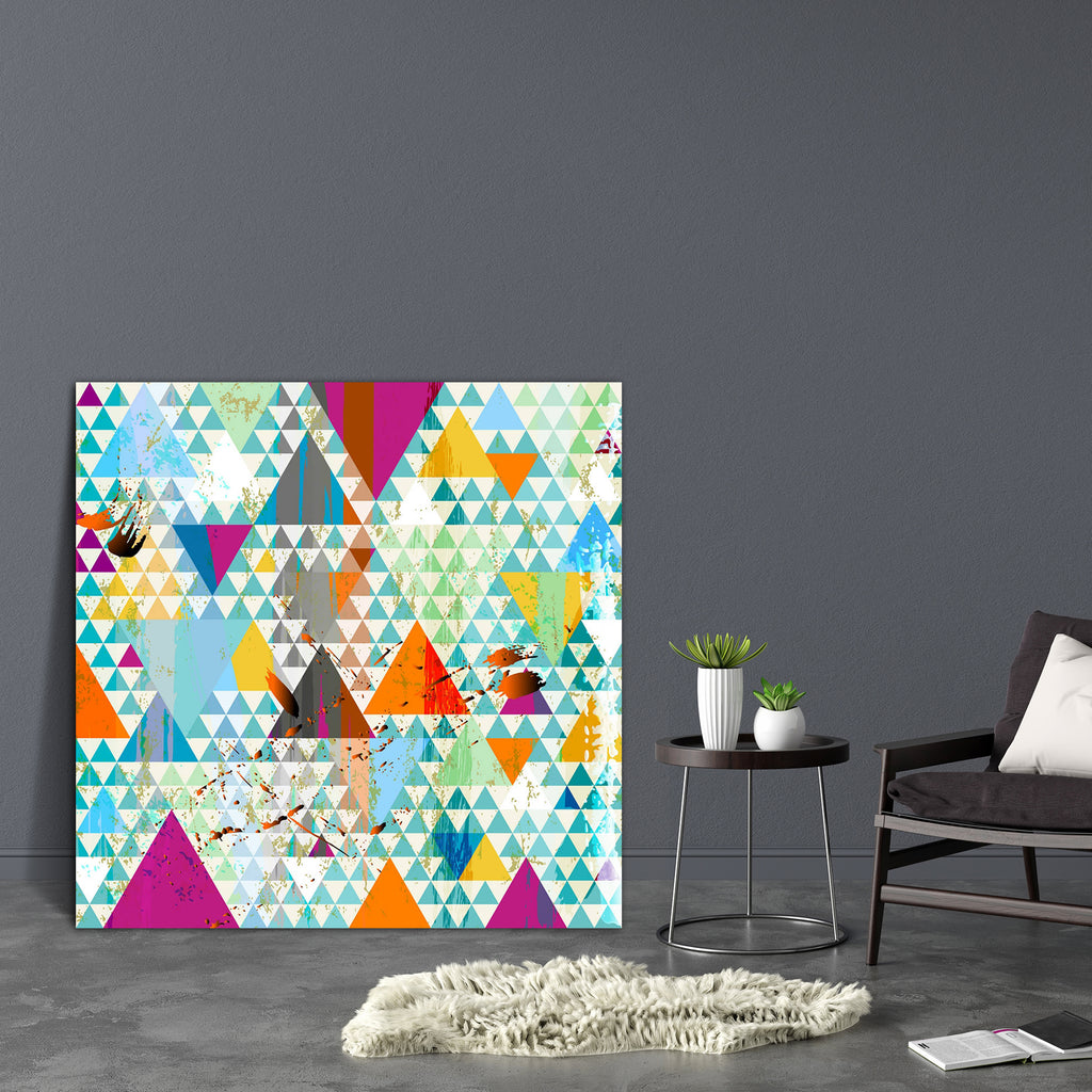 Abstract Artwork D141 Canvas Painting Synthetic Frame - Paintings MDF Framing - ArtzFolio.com