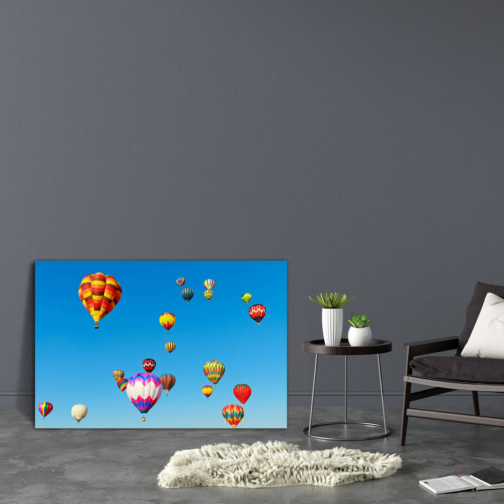 Hot Air Balloons D3 Canvas Painting Synthetic Frame-Paintings MDF Framing-AFF_FR-IC 5002958 IC 5002958, Automobiles, Festivals, Festivals and Occasions, Festive, Sports, Transportation, Travel, Vehicles, hot, air, balloons, d3, canvas, painting, synthetic, frame, adventure, airship, ballon, balloon, sky, ballooning, baloon, basket, blue, color, colorful, colors, colourful, flight, fly, freedom, fun, heat, high, festival, hotair, journey, leisure, many, recreation, ride, sport, striped, summer, transport, tr
