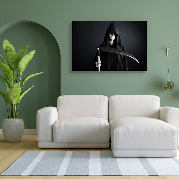 Halloween Horror D5 Canvas Painting Synthetic Frame-Paintings MDF Framing-AFF_FR-IC 5002963 IC 5002963, Adult, Black, Black and White, Fantasy, Gothic, Holidays, People, halloween, horror, d5, canvas, painting, for, bedroom, living, room, engineered, wood, frame, blood, bloody, cape, cemetery, clothes, costume, cruel, danger, dangerous, dark, dead, death, demon, devil, dress, evil, eyes, face, fear, female, ghost, girl, gloomy, hell, holiday, indoor, mystery, night, nightmare, person, posing, reaper, robe, 
