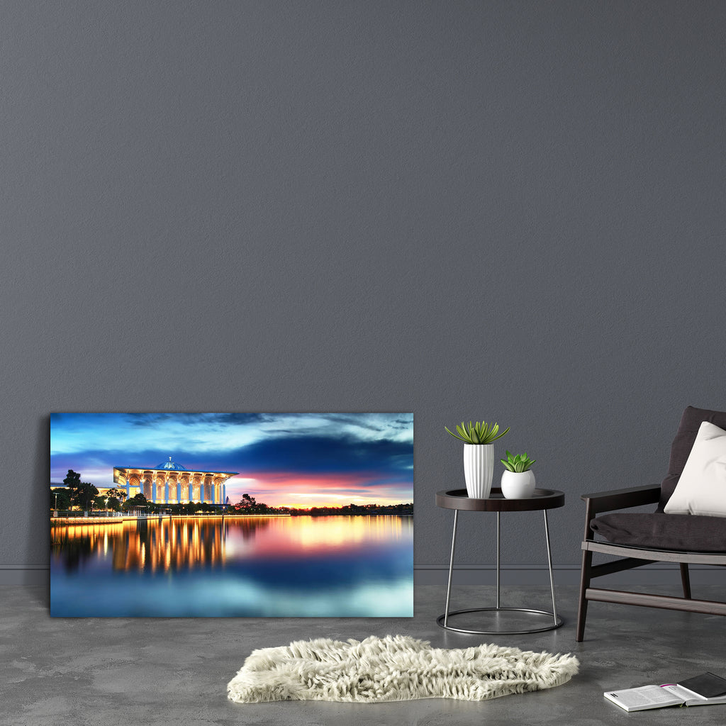 Masjid Tuanku Mizan Zainal Abidin, Malaysia Canvas Painting Synthetic Frame-Paintings MDF Framing-AFF_FR-IC 5002969 IC 5002969, Allah, Arabic, Architecture, Asian, Cities, City Views, Islam, Landmarks, Landscapes, Nature, Places, Religion, Religious, Scenic, Seasons, Sunsets, Metallic, masjid, tuanku, mizan, zainal, abidin, malaysia, canvas, painting, synthetic, frame, asia, background, beauty, blue, hour, building, city, cloud, color, colors, dawn, dome, dramatic, dusk, east, environment, exterior, famous,