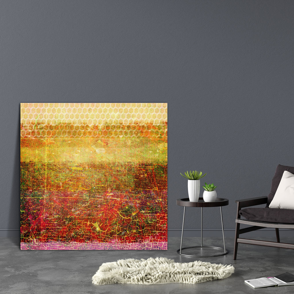 Abstract Artwork D147 Canvas Painting Synthetic Frame - Paintings MDF Framing - ArtzFolio.com