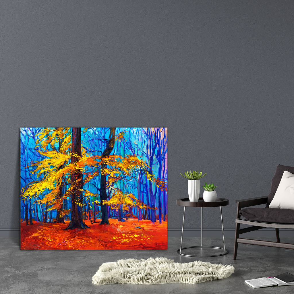 Autumn Tree D1 Canvas Painting Synthetic Frame-Paintings MDF Framing-AFF_FR-IC 5003003 IC 5003003, Abstract Expressionism, Abstracts, Art and Paintings, Drawing, Illustrations, Impressionism, Landscapes, Modern Art, Nature, Paintings, Patterns, Scenic, Seasons, Semi Abstract, Signs, Signs and Symbols, Watercolour, autumn, tree, d1, canvas, painting, synthetic, frame, oil, modern, acrylic, landscape, abstract, art, artist, artistic, artwork, beautiful, beauty, blue, branch, bright, brown, brush, color, color
