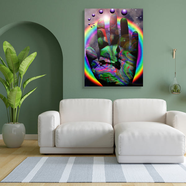 Colorful Hand Of Time Canvas Painting Synthetic Frame-Paintings MDF Framing-AFF_FR-IC 5003011 IC 5003011, Astronomy, Business, Cosmology, Memories, Space, Spiritual, Stars, Surrealism, colorful, hand, of, time, canvas, painting, for, bedroom, living, room, engineered, wood, frame, background, clock, close, color, concept, concepts, control, cosmic, cosmos, countdown, deadline, dream, finger, flow, galaxy, hour, human, instrument, life, like, limit, man, manage, minute, minutes, pause, psychedelic, rainbow, 
