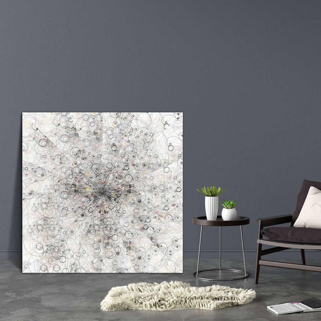 Abstract Artwork D148 Canvas Painting Synthetic Frame - Paintings MDF Framing - ArtzFolio.com