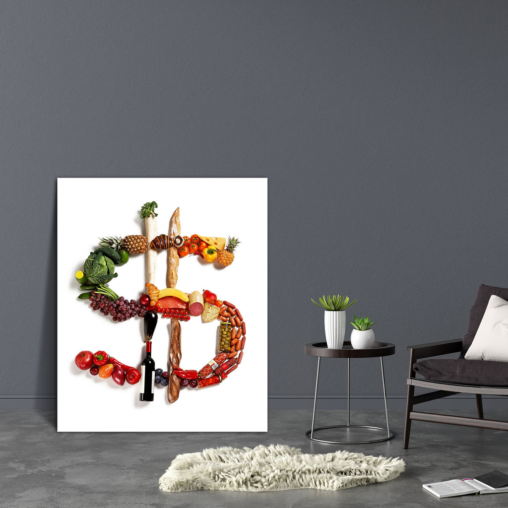 Photo of Food Dollar Sign Canvas Painting Synthetic Frame-Paintings MDF Framing-AFF_FR-IC 5003019 IC 5003019, Astronomy, Black and White, Conceptual, Cosmology, Cuisine, Culture, Dance, Ethnic, Food, Food and Beverage, Food and Drink, Fruit and Vegetable, Fruits, Music and Dance, People, Photography, Signs, Signs and Symbols, Space, Still Life, Traditional, Tribal, Tropical, Vegetables, White, Wine, World Culture, photo, of, dollar, sign, canvas, painting, synthetic, frame, abundance, agricultural, appetizi