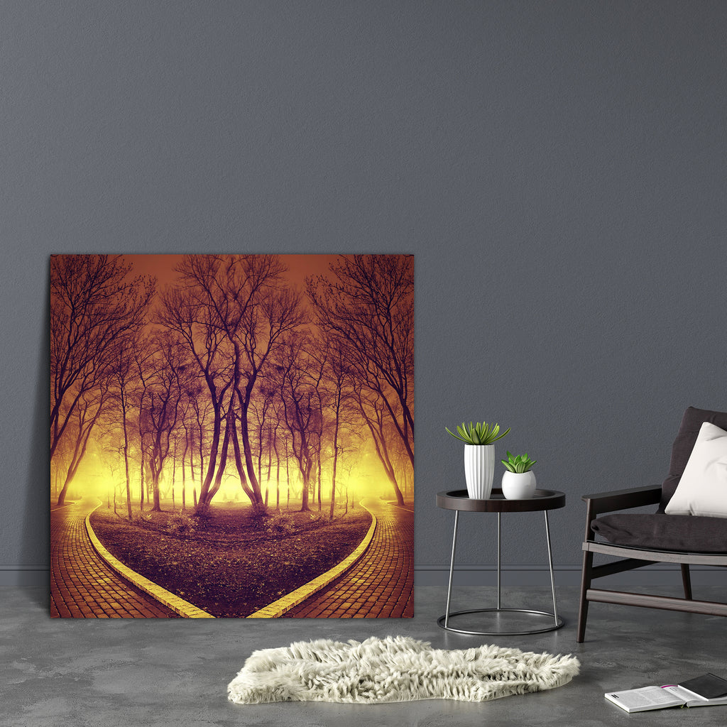 Autumn City Park Canvas Painting Synthetic Frame-Paintings MDF Framing-AFF_FR-IC 5003028 IC 5003028, Abstract Expressionism, Abstracts, Art and Paintings, Cities, City Views, Conceptual, Fantasy, Landscapes, Nature, Scenic, Semi Abstract, Signs, Signs and Symbols, Surrealism, Wooden, autumn, city, park, canvas, painting, synthetic, frame, abstract, art, background, cityscape, concept, creative, darkness, design, dream, dreams, evening, fairy, fairytale, fancy, fog, forest, ground, imagination, imagine, land
