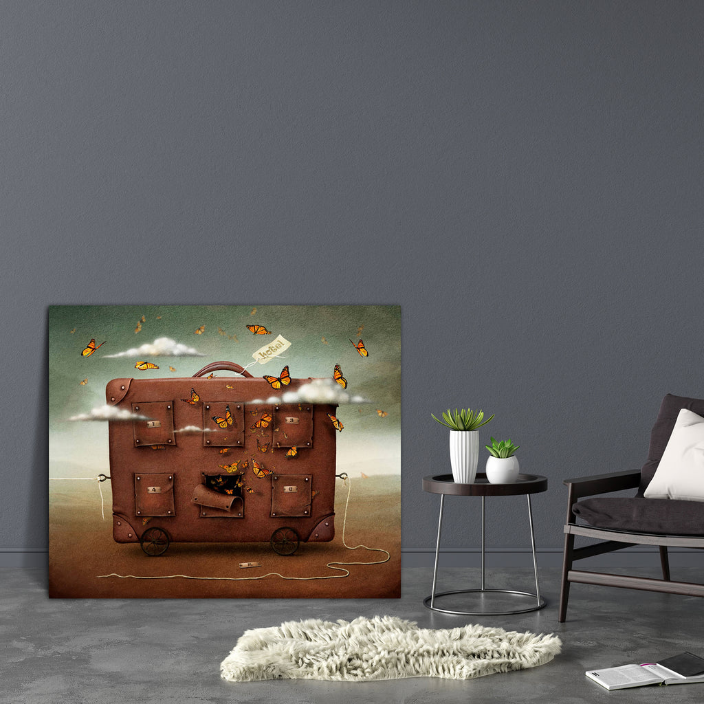 Wandering Suitcase Canvas Painting Synthetic Frame-Paintings MDF Framing-AFF_FR-IC 5003033 IC 5003033, Art and Paintings, Automobiles, Conceptual, Digital, Digital Art, Drawing, Fantasy, Graphic, Illustrations, Realism, Signs, Signs and Symbols, Surrealism, Transportation, Travel, Vehicles, wandering, suitcase, canvas, painting, synthetic, frame, art, bag, butterfly, cloud, computer, graphics, concept, design, excursion, go, guest, hole, home, hotel, house, illustration, journey, label, luggage, metaphor, n