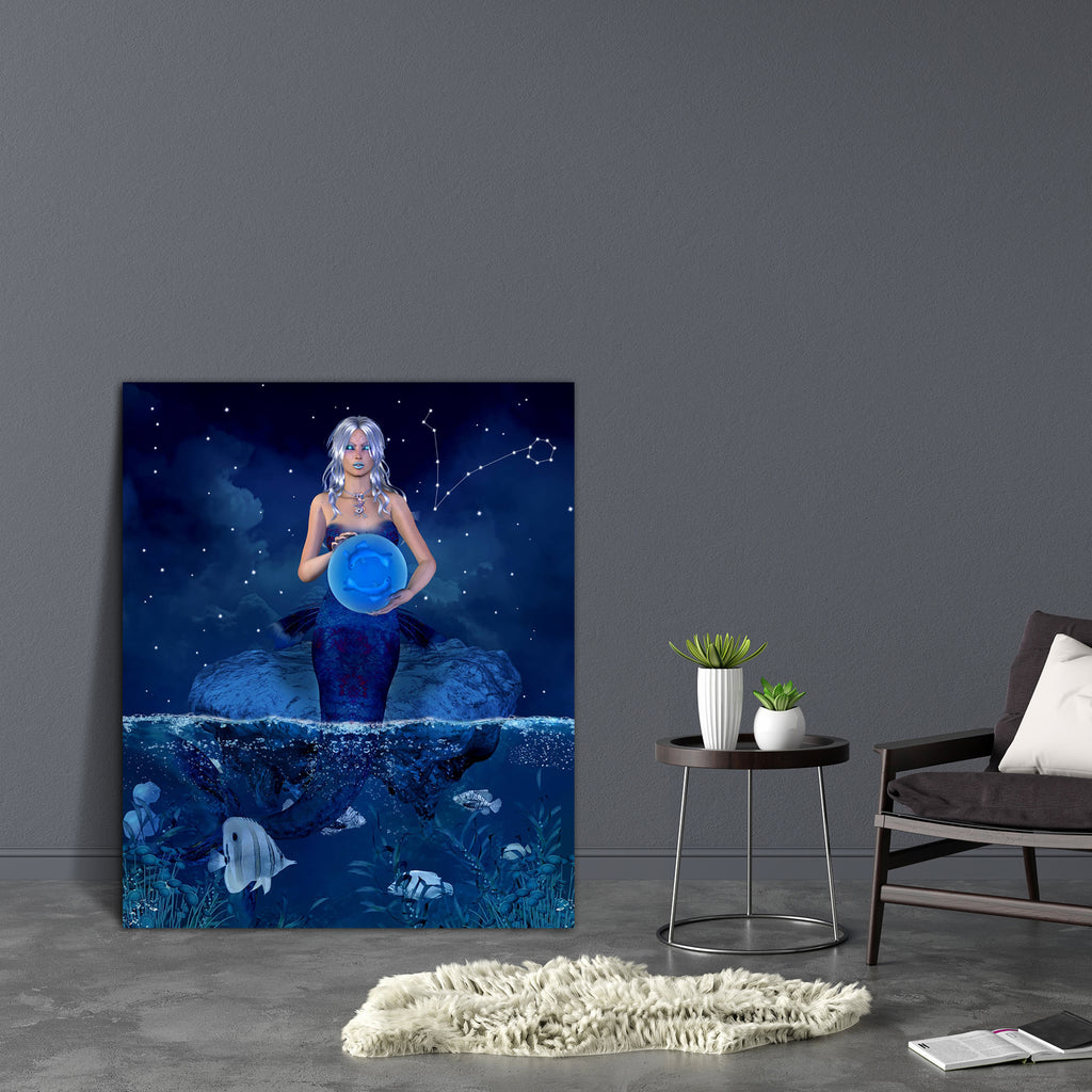 Zodiac Series Pisces D1 Canvas Painting Synthetic Frame-Paintings MDF Framing-AFF_FR-IC 5003044 IC 5003044, Art and Paintings, Astrology, Digital, Digital Art, Fantasy, Fashion, Graphic, Horoscope, Illustrations, Individuals, Mermaid, People, Portraits, Signs, Signs and Symbols, Space, Sun Signs, Symbols, Zodiac, series, pisces, d1, canvas, painting, synthetic, frame, aquarium, art, artistic, beautiful, beauty, blue, calendar, character, color, constellation, cool, cover, design, element, face, fish, fortun