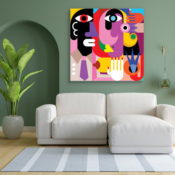 Modern Fine Art D4 Canvas Painting Synthetic Frame-Paintings MDF Framing-AFF_FR-IC 5003098 IC 5003098, Abstract Expressionism, Abstracts, Art and Paintings, Fine Art Reprint, Geometric Abstraction, Illustrations, Individuals, Love, Modern Art, Music, Music and Dance, Music and Musical Instruments, Old Masters, Paintings, Portraits, Retro, Romance, Semi Abstract, modern, fine, art, d4, canvas, painting, for, bedroom, living, room, engineered, wood, frame, abstract, illustration, abstraction, blue, boyfriend,