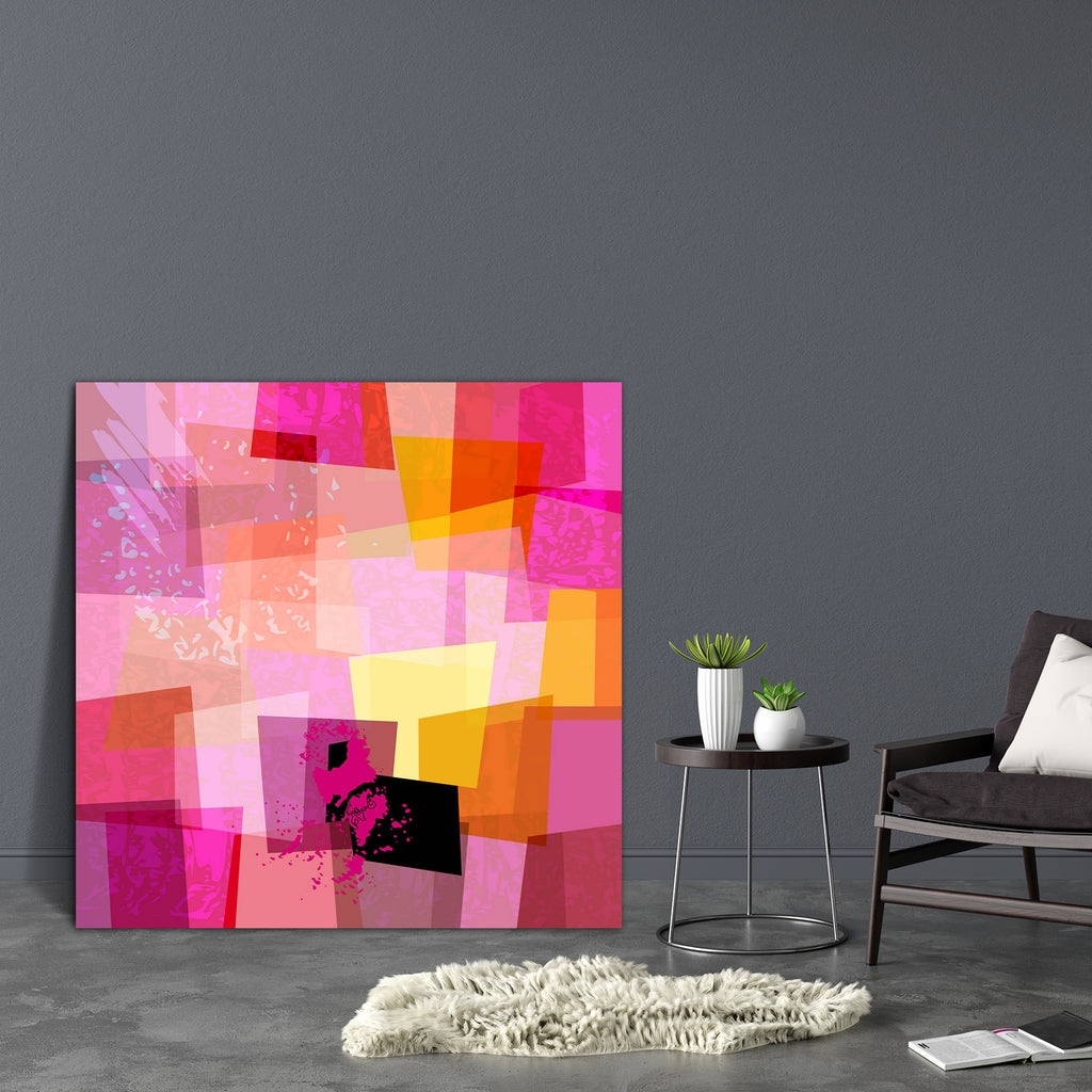 Abstract Artwork D152 Canvas Painting Synthetic Frame - Paintings MDF Framing - ArtzFolio.com