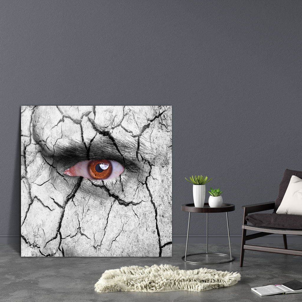 Cracked Earth Surface With Brown Eye, Individuals, Nature, Portraits, Scenic, Signs, Signs and Symbols, art, bed, big, canvas, colour, decor, dining, framed, framing, hanging, house, item, landscape, large, living, modern, mural, office, painting, panting, poster, print, room, scenery, size, vastu, wall, , , , 