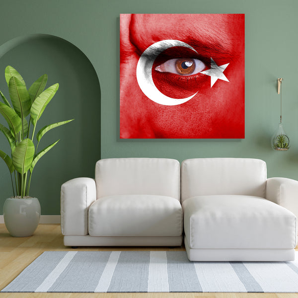Turkey Flag Painted On Angry Man Face Canvas Painting Synthetic Frame-Paintings MDF Framing-AFF_FR-IC 5003127 IC 5003127, Adult, Black, Black and White, Countries, Culture, Ethnic, Flags, Individuals, People, Portraits, Signs, Signs and Symbols, Sports, Symbols, Traditional, Tribal, Turkish, World Culture, turkey, flag, painted, on, angry, man, face, canvas, painting, for, bedroom, living, room, engineered, wood, frame, alone, background, beautiful, casual, cheerful, closeup, country, european, eye, fan, fe
