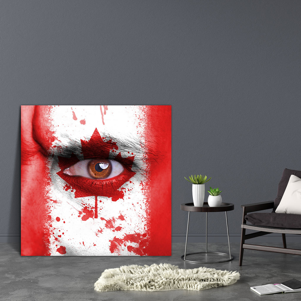 Canada Flag Painted On Angry Man Face Canvas Painting Synthetic Frame-Paintings MDF Framing-AFF_FR-IC 5003128 IC 5003128, Art and Paintings, Countries, Flags, People, Signs, Signs and Symbols, Sports, Symbols, canada, flag, painted, on, angry, man, face, canvas, painting, synthetic, frame, art, background, canadian, citizen, closeup, color, country, design, expression, eye, fan, follower, independence, day, july, looking, male, nation, national, paint, passion, patriot, sport, support, supporter, symbol, te