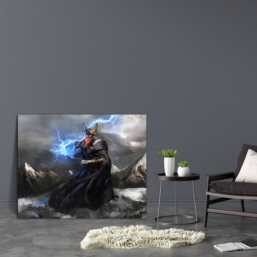 Viking God Of Lightning Thor D2 Canvas Painting Synthetic Frame-Paintings MDF Framing-AFF_FR-IC 5003148 IC 5003148, Art and Paintings, Cities, City Views, Illustrations, Paintings, Religion, Religious, viking, god, of, lightning, thor, d2, canvas, painting, synthetic, frame, odin, mythology, norse, angry, armor, art, electricity, energy, evil, fiery, hammer, heat, illustration, imaginary, myth, poster, strike, strong, thunder, wrath, artzfolio, wall decor for living room, wall frames for living room, frames