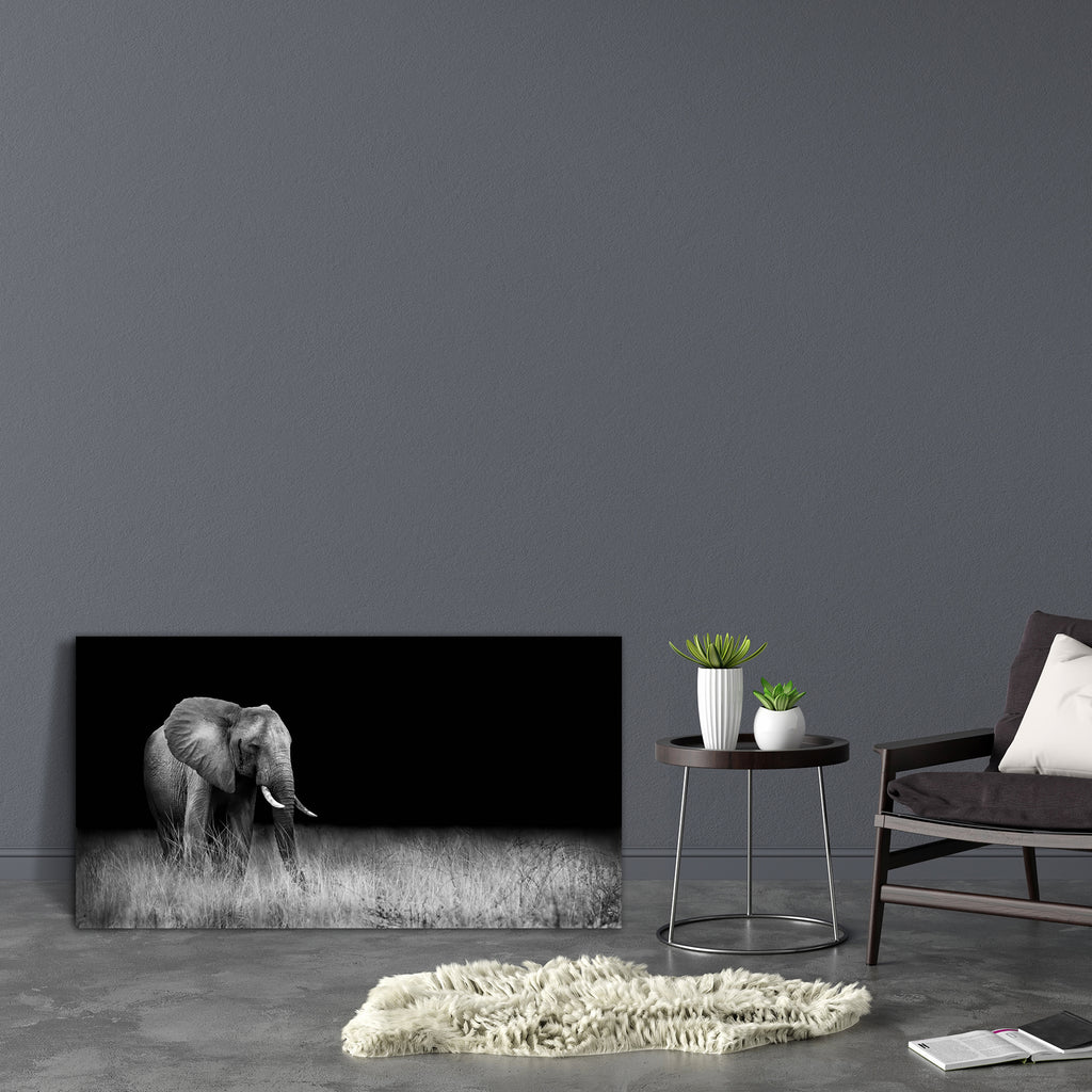 Wild Elephant In The African Savannah Canvas Painting Synthetic Frame-Paintings MDF Framing-AFF_FR-IC 5003171 IC 5003171, African, Animals, Individuals, Nature, Portraits, Scenic, Wildlife, wild, elephant, in, the, savannah, canvas, painting, synthetic, frame, africa, animal, environment, kenya, large, mammal, outdoors, park, portrait, power, safari, savanna, sky, zoo, artzfolio, wall decor for living room, wall frames for living room, frames for living room, wall art, canvas painting, wall frame, scenery, 