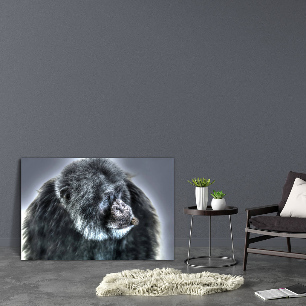 Chimpanzee With Nut In The Mouth Canvas Painting Synthetic Frame-Paintings MDF Framing-AFF_FR-IC 5003172 IC 5003172, Abstract Expressionism, Abstracts, African, Animals, Individuals, Nature, Portraits, Scenic, Semi Abstract, Wildlife, chimpanzee, with, nut, in, the, mouth, canvas, painting, synthetic, frame, abstract, africa, animal, ape, chimp, chimpanzees, creative, creature, endangered, evolution, face, front, furry, head, human, looking, mammal, monkey, monkeys, nobody, one, pan, portrait, primate, prim