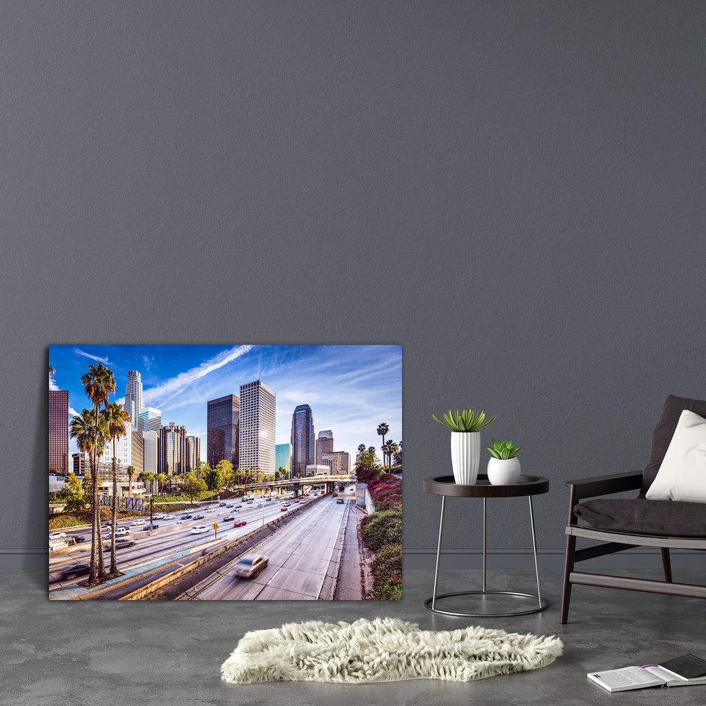 Downtown Cityscape of Los Angeles, California, USA D1 Canvas Painting Synthetic Frame-Paintings MDF Framing-AFF_FR-IC 5003176 IC 5003176, American, Architecture, Business, Cities, City Views, Landmarks, Landscapes, Modern Art, Places, Scenic, Skylines, Sunrises, Urban, downtown, cityscape, of, los, angeles, california, usa, d1, canvas, painting, synthetic, frame, skyline, city, building, america, architectural, avenue, buildings, ca, cbd, central, district, dusk, evening, famous, place, financial, la, landm