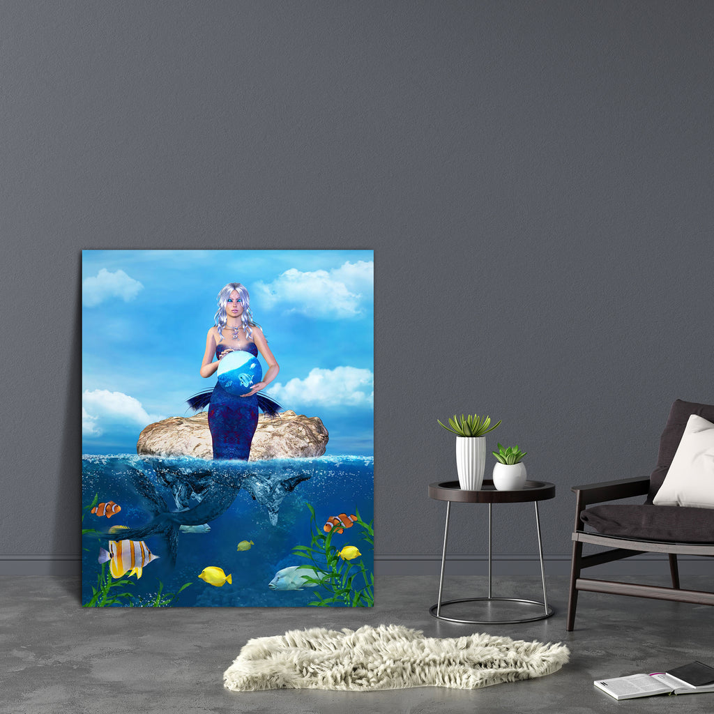 Naiad Canvas Painting Synthetic Frame-Paintings MDF Framing-AFF_FR-IC 5003182 IC 5003182, Fantasy, Illustrations, Mermaid, Nature, Scenic, Splatter, naiad, canvas, painting, synthetic, frame, algae, aqua, aquarium, azure, beautiful, beauty, blue, bowl, character, creature, daily, fishes, girl, illustration, legend, myth, mythology, ocean, queen, rock, sea, sit, sphere, splash, tail, tropic, underwater, water, waterline, waves, woman, artzfolio, wall decor for living room, wall frames for living room, frames