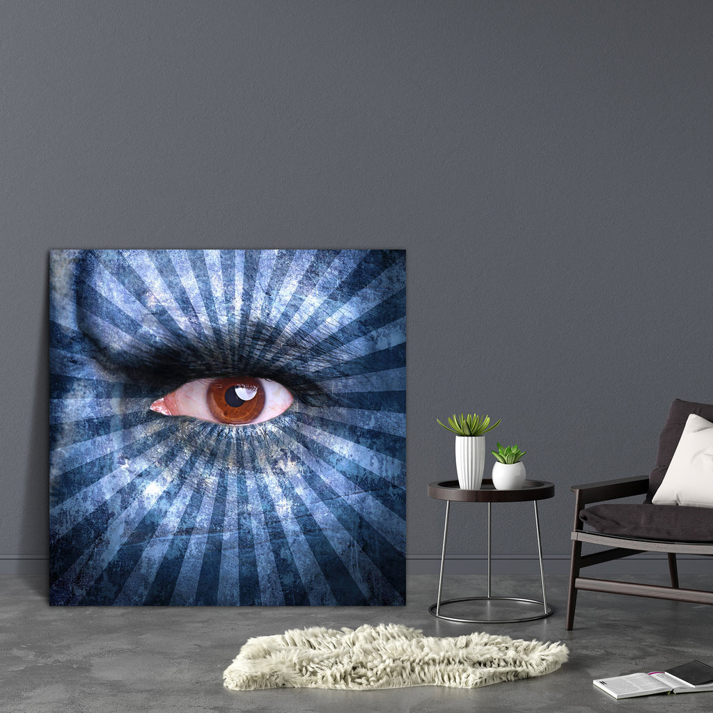 Human Face Covered With Blue Stripes Canvas Painting Synthetic Frame-Paintings MDF Framing-AFF_FR-IC 5003184 IC 5003184, Abstract Expressionism, Abstracts, Christianity, Geometric Abstraction, Jesus, Nautical, Religion, Religious, Semi Abstract, Signs and Symbols, Stripes, Symbols, human, face, covered, with, blue, canvas, painting, synthetic, frame, abstract, abstraction, brown, carnaval, carnival, christians, church, colorful, colors, eye, god, man, paint, painted, striped, symbol, texture, textured, artz