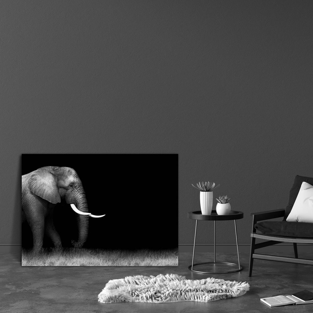 Wild African Elephant D2 Canvas Painting Synthetic Frame-Paintings MDF Framing-AFF_FR-IC 5003230 IC 5003230, African, Animals, Automobiles, Baby, Children, Kids, Nature, Scenic, Space, Transportation, Travel, Vehicles, Wildlife, wild, elephant, d2, canvas, painting, synthetic, frame, africa, animal, big, bush, conservation, endangered, herbivore, large, mammal, mother, park, refreshing, reserve, safari, small, south, strong, tourism, tourist, trunk, zambia, artzfolio, wall decor for living room, wall frames
