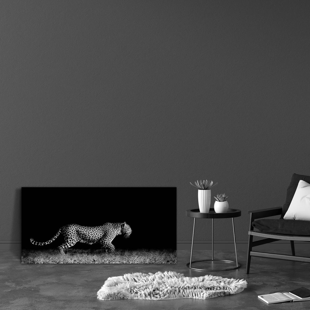 Wild African Leopard Canvas Painting Synthetic Frame-Paintings MDF Framing-AFF_FR-IC 5003233 IC 5003233, African, Animals, Black, Black and White, Individuals, Nature, Portraits, Scenic, White, Wildlife, wild, leopard, canvas, painting, synthetic, frame, africa, angry, animal, big, carnivore, cat, close, closeup, danger, dangerous, hunter, mammal, monochrome, outdoors, park, portrait, powerful, predator, safari, whiskers, wilderness, artzfolio, wall decor for living room, wall frames for living room, frames