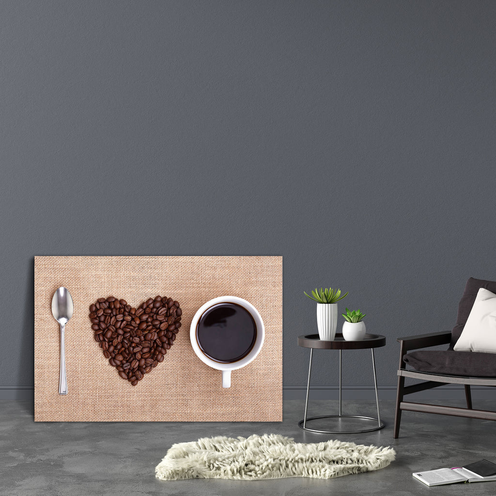 Photo of Coffee Beans Canvas Painting Synthetic Frame-Paintings MDF Framing-AFF_FR-IC 5003242 IC 5003242, Art and Paintings, Black, Black and White, Food and Drink, Hearts, Love, Romance, Signs and Symbols, Symbols, photo, of, coffee, beans, canvas, painting, synthetic, frame, bean, brown, cappuccino, cup, colour, concepts, drink, espresso, food, and, freshness, heart, shape, symbol, heat, hessian, horizontal, hot, ideas, letter, i, linen, mocha, mug, nobody, refreshment, roasted, spoon, taking, a, break, a