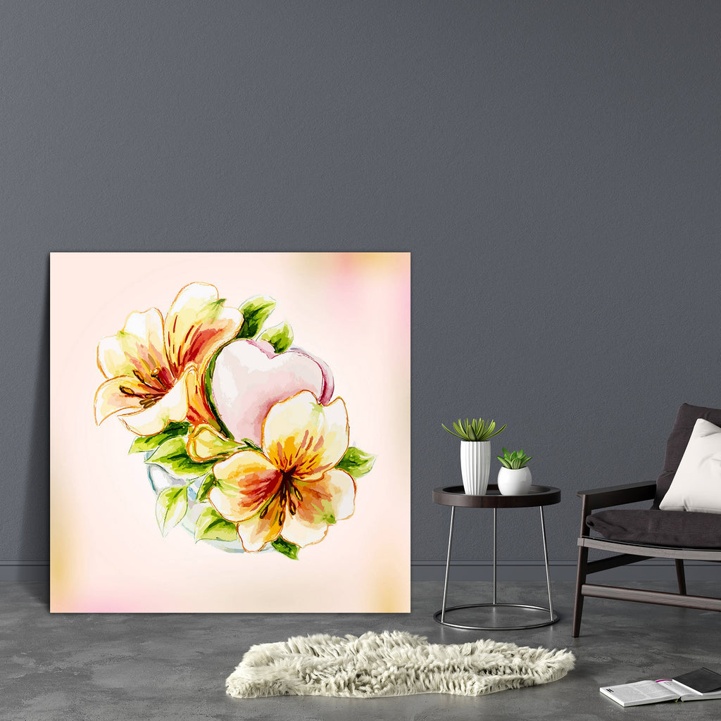 Spring Watercolor Flowers Canvas Painting Synthetic Frame-Paintings MDF Framing-AFF_FR-IC 5003246 IC 5003246, Ancient, Art and Paintings, Black and White, Botanical, Digital, Digital Art, Drawing, Floral, Flowers, Graphic, Hearts, Historical, Holidays, Love, Medieval, Nature, Paintings, Retro, Romance, Scenic, Sketches, Vintage, Watercolour, White, spring, watercolor, canvas, painting, synthetic, frame, art, artwork, background, beautiful, beauty, blossom, bouquet, card, colorful, decoration, elegant, feeli
