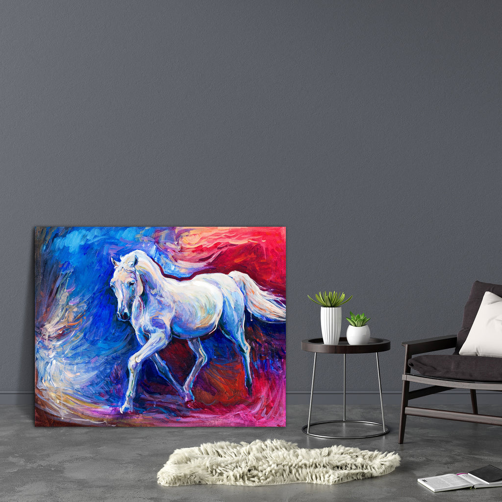 Abstract Artwork Of A Blue Horse Canvas Painting Synthetic Frame-Paintings MDF Framing-AFF_FR-IC 5003263 IC 5003263, Abstract Expressionism, Abstracts, Ancient, Animals, Art and Paintings, Black and White, Drawing, Historical, Illustrations, Individuals, Landscapes, Medieval, Modern Art, Nature, Paintings, Pets, Portraits, Rural, Scenic, Semi Abstract, Vintage, White, abstract, artwork, of, a, blue, horse, canvas, painting, synthetic, frame, animal, arabian, art, artistic, background, beautiful, breed, brow