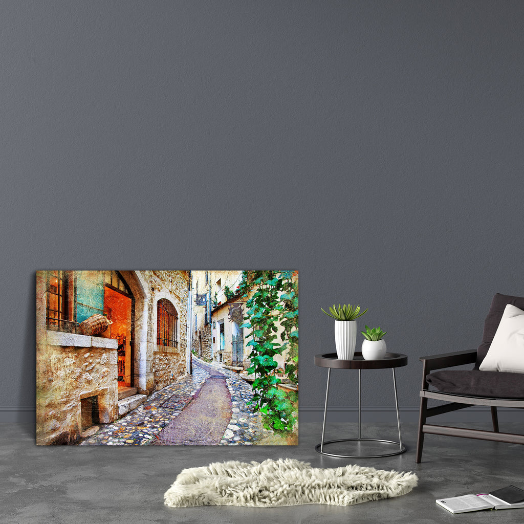 Charming Streets Of French Villages D1 Canvas Painting Synthetic Frame-Paintings MDF Framing-AFF_FR-IC 5003269 IC 5003269, Ancient, Architecture, Art and Paintings, Automobiles, Botanical, Cities, City Views, Countries, Culture, Ethnic, Floral, Flowers, French, Historical, Marble and Stone, Medieval, Nature, Retro, Traditional, Transportation, Travel, Tribal, Vehicles, Vintage, World Culture, charming, streets, of, villages, d1, canvas, painting, synthetic, frame, art, artistic, artwork, backstreet, brick, 