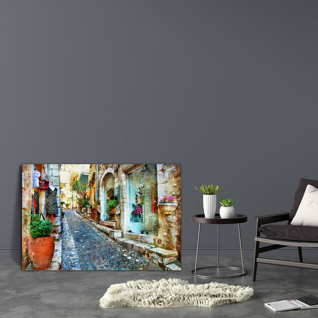 Charming Streets Of French Villages D2 Canvas Painting Synthetic Frame-Paintings MDF Framing-AFF_FR-IC 5003270 IC 5003270, Ancient, Architecture, Art and Paintings, Automobiles, Botanical, Cities, City Views, Countries, Culture, Ethnic, Floral, Flowers, French, Historical, Marble and Stone, Medieval, Nature, Retro, Traditional, Transportation, Travel, Tribal, Vehicles, Vintage, World Culture, charming, streets, of, villages, d2, canvas, painting, synthetic, frame, art, artistic, artwork, backstreet, brick, 