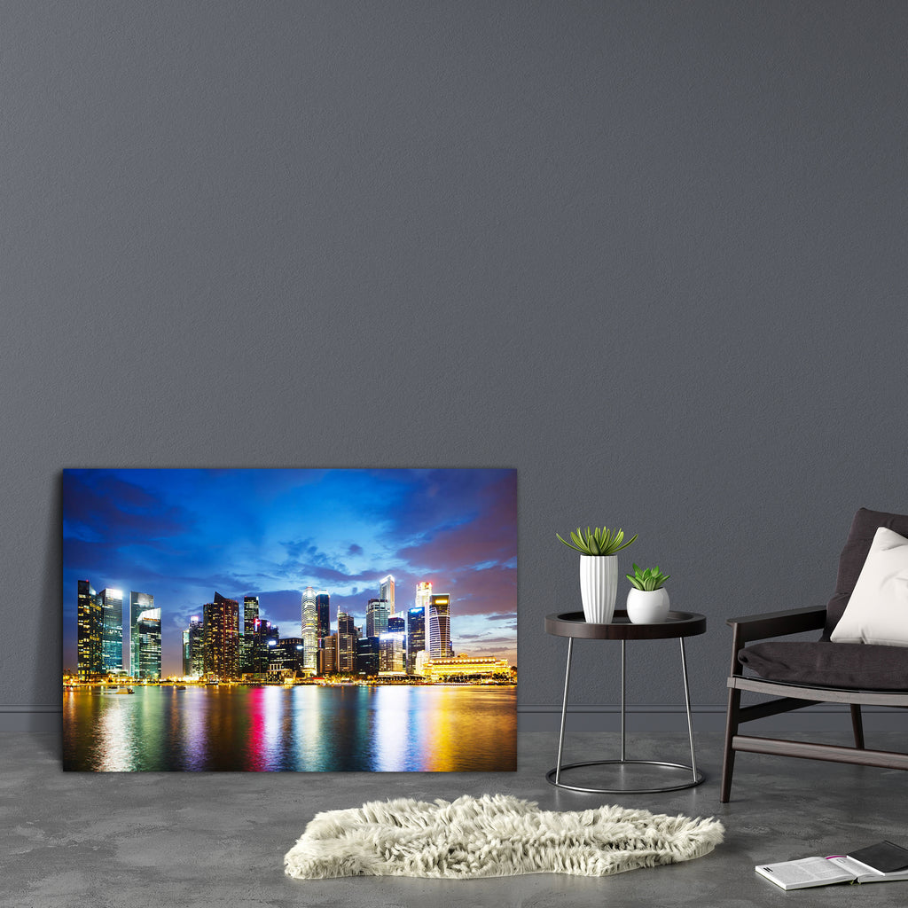 Singapore At Night Canvas Painting Synthetic Frame-Paintings MDF Framing-AFF_FR-IC 5003278 IC 5003278, Architecture, Asian, Business, Cities, City Views, Landmarks, Modern Art, Places, Skylines, Urban, singapore, at, night, canvas, painting, synthetic, frame, asia, bay, building, city, cityscape, commercial, district, downtown, dusk, evening, exterior, finance, financial, illuminated, landmark, marina, marine, modern, reflection, river, scene, sea, skyline, skyscraper, twilight, water, waterfront, artzfolio