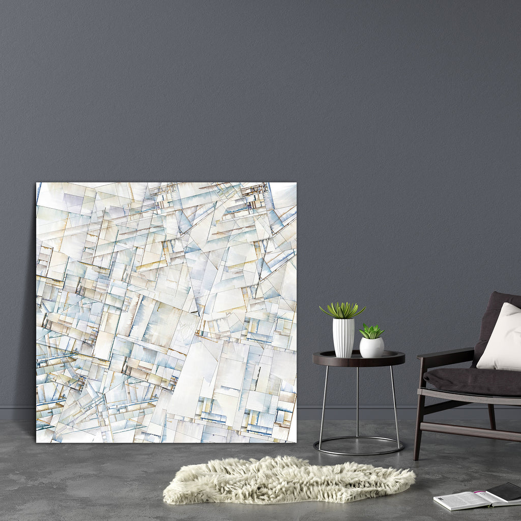 Abstract Art Work D3 Canvas Painting Synthetic Frame - Paintings MDF Framing - ArtzFolio.com