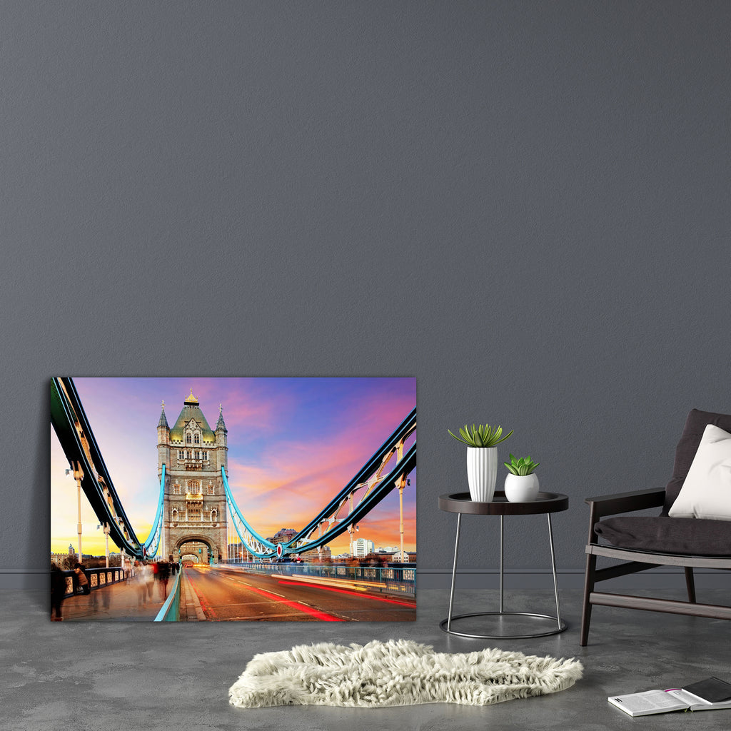 Tower Bridge In London, UK D1 Canvas Painting Synthetic Frame-Paintings MDF Framing-AFF_FR-IC 5003310 IC 5003310, Ancient, Architecture, Automobiles, Cities, City Views, Historical, Landmarks, Medieval, Places, Signs and Symbols, Skylines, Sunrises, Sunsets, Symbols, Transportation, Travel, Urban, Vehicles, Vintage, tower, bridge, in, london, uk, d1, canvas, painting, synthetic, frame, europe, city, beautiful, blue, britain, british, building, cityscape, clouds, dark, downtown, dramatic, dusk, england, famo