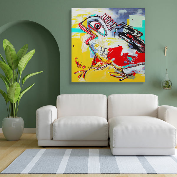 Abstract Bird Canvas Painting Synthetic Frame-Paintings MDF Framing-AFF_FR-IC 5003373 IC 5003373, Abstract Expressionism, Abstracts, Animals, Art and Paintings, Birds, Brush Stroke, Digital, Digital Art, Drawing, Fantasy, Fine Art Reprint, Graphic, Hand Drawn, Illustrations, Inspirational, Motivation, Motivational, Paintings, Patterns, Semi Abstract, Signs, Signs and Symbols, Sketches, Wildlife, abstract, bird, canvas, painting, for, bedroom, living, room, engineered, wood, frame, animal, art, artist, artis