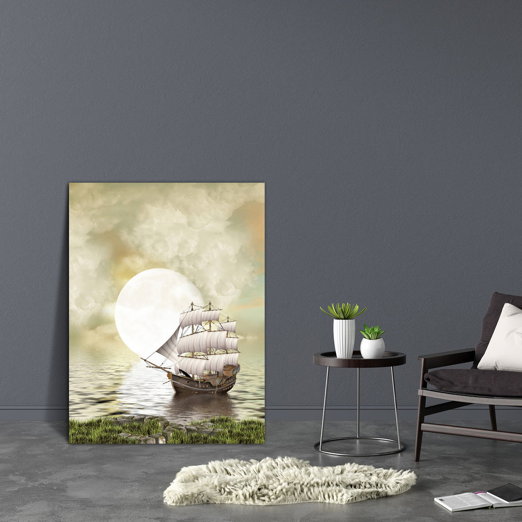 Ocean With Old Ship D1 Canvas Painting Synthetic Frame-Paintings MDF Framing-AFF_FR-IC 5003381 IC 5003381, Art and Paintings, Books, Digital, Digital Art, Fantasy, Graphic, Landscapes, Nature, Scenic, Wooden, ocean, with, old, ship, d1, canvas, painting, synthetic, frame, amazing, art, backdrops, background, cloud, dream, dreamy, fae, fairy, fairytale, landscape, magic, manipulation, mist, misty, moon, outdoor, peaceful, pirate, scenario, scene, scrapbook, sky, tales, waves, wood, artzfolio, wall decor for 