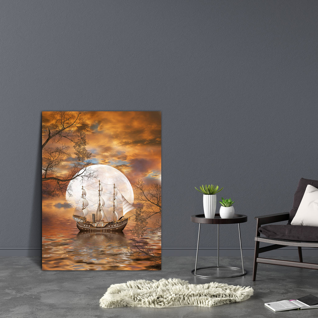 Ocean With Old Ship D2 Canvas Painting Synthetic Frame-Paintings MDF Framing-AFF_FR-IC 5003382 IC 5003382, Art and Paintings, Books, Digital, Digital Art, Fantasy, Graphic, Landscapes, Nature, Scenic, Wooden, ocean, with, old, ship, d2, canvas, painting, synthetic, frame, amazing, art, backdrops, background, cloud, dream, dreamy, fae, fairy, fairytale, landscape, magic, manipulation, mist, misty, moon, outdoor, peaceful, pirate, scenario, scene, scrapbook, sky, tales, waves, wood, artzfolio, wall decor for 